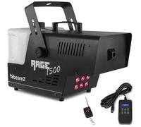 Machine à fumée BeamZ Rage 1500LED - 1500 Watts - réservoir 3,5 litres - 2 x télécommandes