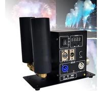 Machine à FuméE Co2 à 2 TêTes avec Dmx512,Numérique Machine à FuméE Co2 à Jet D'Air RéGlable Multi-Angles,Hauteur Du Jet : 5 à 6 M pour FêTes,Anniversaires,Mariages et Autres CéLéBrations