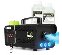 Machine à Fumée FUZZIX F503L - 500W - 3 LEDs RGB - 2L de Liquide - Facile à transporter