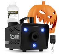 Machine à Fumée Halloween avec Citrouille Animée, Rires Diaboliques et Effets Lumineux - Ambiance Effrayante pour une Soirée Unique, Exclusivité 2024 - avec 1L de Liquide Supplémentaire