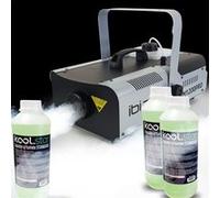Machine à fumée Ibiza Light LSM1200PRO programmable avec DMX - 2 télécommandes - 1200W + 3L de liquide inclus G