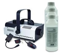 Machine à fumée Karma DJ902 - FOGGER 900W, Capacité 1L, Télécommandes sans fil/filaire - jusqu'à 260 m3/min de fumée - 3L INCLUS