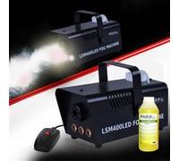 Machine à fumée LED Blanches 400W LSM400LED-BK+ 1L