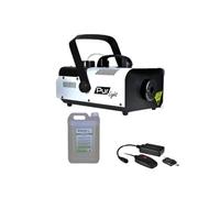 Machine à fumée PRO DJ MEGA Smoke 900W + Etrier de fixation + 2 télécommande +5L de Liquide NEWARK900