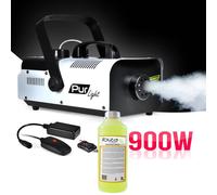 Machine à fumée PRO DJ Sono 900W + Etrier de fixation + 2 télécommande +1L de Liquide PUR LIGHT NEWARK900