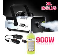 Machine à fumée PRO DJ Sono 900W + Etrier de fixation + 2 télécommande +2L de Liquide PUR LIGHT NEWARK900