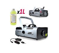 Machine à fumée Pro Sono 1200W + Etrier de fix + 2 télécommandes NEWARK1200 + 1L Liquide