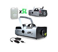 Machine à fumée Pro Sono 1200W + Etrier de fix + 2 télécommandes NEWARK1200 + 5L Liquide