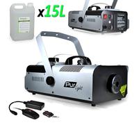 Machine à fumée Pro Sono MEGA SMOKE 1200W + Etrier de fix + 2 télécommandes NEWARK1200 + 15L Liquide