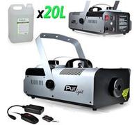 Machine à fumée Pro Sono MEGA SMOKE 1200W + Etrier de fix + 2 télécommandes NEWARK1200 + 20L Liquide