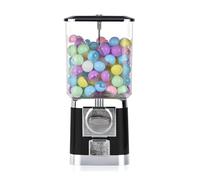Machine à Gashapon, Machine à vendre capsules/jouets, Jouet à surprise nostalgique et distributeur de bonbons, adapté aux enfants et adultes, utilisable pour décoration de maison, fête, fête et black