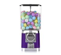 Machine à Gashapon, Machine à vendre capsules/jouets, Jouet à surprise nostalgique et distributeur de bonbons, adapté aux enfants et adultes, utilisable pour décoration de maison, fête, fête e purple