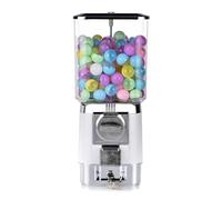 Machine à Gashapon, Machine à vendre capsules/jouets, Jouet à surprise nostalgique et distributeur de bonbons, adapté aux enfants et adultes, utilisable pour décoration de maison, fête, fête et white