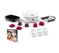 Machine à gâteaux Tefal Cake Factory Délices Silver Maxi Pack KD812110 1100 W Blanc et Argent Blanc / Argent G