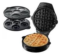 Machine a Gaufre Gaufrier Electrique 3 en 1 RUSSELL HOBBS 2462056 3 plaques interchang