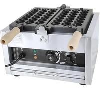 Machine à Gaufres Boules Électrique Commerciale, 6 Brochettes Haute Capacité, Acier Inoxydable, Contrôle Temps/Température, Antiadhésive - pour Cuisine Maison & Professionnelle