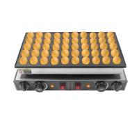 Machine à gaufres commerciale 220 V 1700 W - Minuterie - Plaques antiadhésives - Minuterie réglable - Voyant lumineux