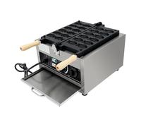 Machine à gaufres commerciale for confitures ou glaces mini gaufrier en forme de poisson avec température réglable de 50 à 300 °C (122 à 572 °F)
