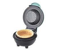 Machine À Gaufres Cones Pour Glaces - Gaufrier ÉLectrique 350w | Appareil À Gaufre 4 Pouces | Mini Machine De Fabrication De Cornets De Gaufres, Revêtement Antiadhésif, Chaleur Uniforme, Couleur Bleu