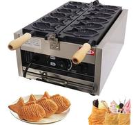Machine à Gaufres De Poisson Taiyaki, Machine électrique Taiyaki, Gaufrier à Confiture Ou à Crème Glacée à Usage Commercial, Revêtement Antiadhésif, Minuterie 0 à 10Min/Température Réglable 30-250°c