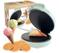 Machine À Gaufrettes & Cônes De Glace - Gaufrettes & Cornet Factory - Appareil 2-En-1 À Wafers & Tuiles - Cadeau Pâtisserie[ER448]