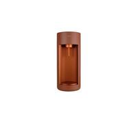 mysoda Machine à eau pétillante Glassy – 1 bouteille en verre, cylindre de CO2 – Terracotta
