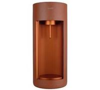 mysoda Machine à eau pétillante Glassy – 1 bouteille en verre, cylindre de CO2 – Terracotta