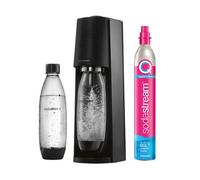 Machine à eau pétillante TERRANLV + 2 bouteilles 1L noire SODASTREAM