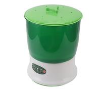 Machine à Germes de Soja, Conception à 3 Couches de Germes de Soja à Contrôle Automatique, Kit de Germination, Machine à Germes de Soja de Grande capacité avec Plaque de Pression (Prise UE 220V)