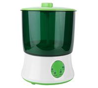 Machine à Germes De Soja, Kits De Germination De Graines, Machine Automatique De Germes De Soja Domestique, Machine à Germer à Double Couche pour Radis, Herbe De Blé, Germes De Brocoli(EU 220V)