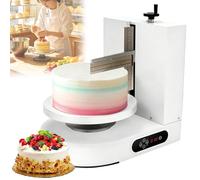 Machine à glaçage automatique de gâteaux, lisseur de crème réglable, outil de lissage et de décoration des bords de crème, adapté à la décoration de gâteaux professionnelle