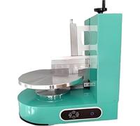 Machine à glaçage d’anniversaire Cake Smoother Machine automatique à glaçage à gâteau 4-12 pouces Enrobage à crème à tartiner électrique (Vert)