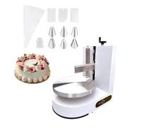 Machine à glaçage pour pâtisserie 200W automatique avec moteur silencieux lames en acier inoxydable et plateau rotatif 35cm pour atelier de gâteaux