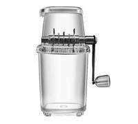 Machine à glace à gratter manuelle | Machine à glace à raser manuelle portable - cône de neige transparent avec lames en acier inoxydable pour broyage rapide, hachoir