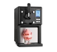 Machine à glace à l'italienne Klarstein Sweet Sundae - compresseur à refroidissement autonome, sans pré-congélation, 1,5 l, fonction de maintien au frais, minuterie numérique, noir