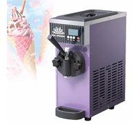 Machine à glace à l'italienne, machine à glace à l'italienne professionnelle, rendement de 4 à 5 kg/h, écran LCD, nettoyage automatique, pour restaurants et glaciers Purple