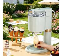 Machine À Glace À L'italienne, Mini-machine Automatique De 1 L Avec Interrupteur Rotatif Et Cuve Intérieure Amovible En Acier Inoxydable Lavable, Pour Restaurants, Snack-bars