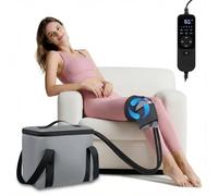 Machine à glace améliorée pour genou après chirurgie, machine portable de thérapie par le froid avec minuterie, pompe silencieuse, système de soulagement de la douleur, coussin confortable pour les