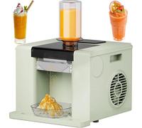 Machine à glace automatique - Machine à glaçons haute vitesse pour smoothies et glace pilée, 280 W, 60 kg de production par jour pour un usage domestique et commercial