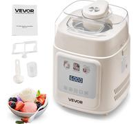 VEVOR Sorbetière Automatique Turbine à Glace Sorbet 1 L avec Compresseur Intégré