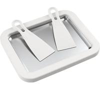 Machine à glace avec 2 spatules Plaque à glace pour faire de la glace Machine à glace roulée pour les rouleaux et les crèmes glacées