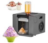 Machine à Glace Commerciale 60 Kg/24 H, Fabrication De Glace Rapide en 1 Min, avec écran Tactile LCD, Commande à Une Touche, Capacité De 0,75 Kg, Adaptée Aux Cinémas, Bars, Parcs,Black