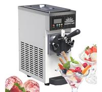 Machine à glace commerciale molle 450 W avec écran tactile LCD, système de nettoyage et de pré-refroidissement automatique, rendement de 4 à 5 kg/h, pour la maison, le restaurant, le snack-bar cream