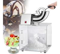 Machine à Glace Commerciale, Râpe à Glace électrique En Acier Inoxydable Avec Lames Doubles Et Grand Bac, Machine à Cône De Neige Pour La Maison, Le Magasin, Le Restaurant Et Le Bar