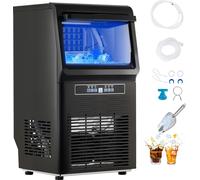 Vevor Machine A Glacons Autonome, Capacite De Production 36,3 Kg24 H Et Capacite De Stockage De 5,4 Kg, 36 Glacons En 15 Minutes, A Multicolore
