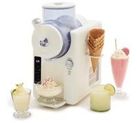 GreenPan Frost Sorbetière & Machine à Slushie, Glace Italienne, Sorbet, Milkshakes, Yaourt Glacé, Sans Pré-congélation, Prête en 15 Min, 15-en-1, 6 Modes, 7 Textures, Autonettoyante, Blanc