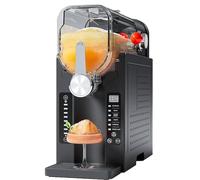 Machine à glace de grande capacité de 1,6 l avec affichage de la température en temps réel, auto-nettoyage, 6 fonctions prédéfinies pour margaritas, smoothies, milkshakes et plus encore