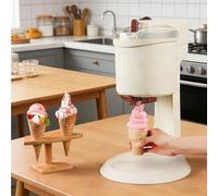 Machine À Glace D'une Capacité De 1 Litre, Machine À Glace Molle Professionnelle Avec Cuve Intérieure Amovible Et Lavable, Idéale Pour Les Cuisines Domestiques Et Les Appartements