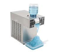 Machine à glace en forme de flocon de neige, 1200 W, machine à neige et glace, appareil de production de glace pour stands de route et utilisation en extérieur