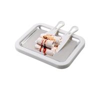 Machine À Glace Instantanée,Acier Inoxydable Ustensiles De Cuisine | Machine à Glace Maison Freezy Bake | Pour Yaourt Sorbet Granités Dessert Adultes Maison Cuisine